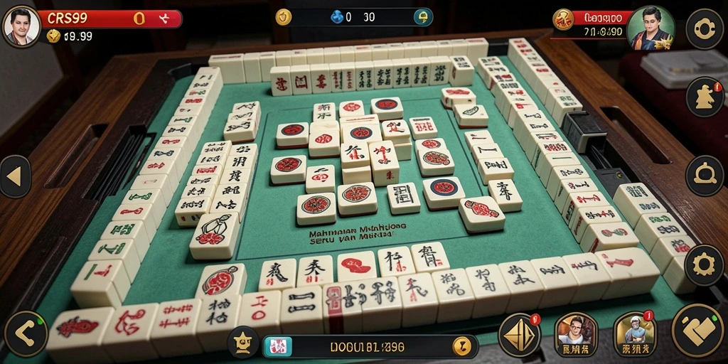 Tangkap momen seru saat bermain Mahjong di CRS99.