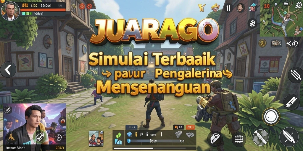Tampilan gameplay JUARAGO dengan grafis menarik dan interaksi seru.
