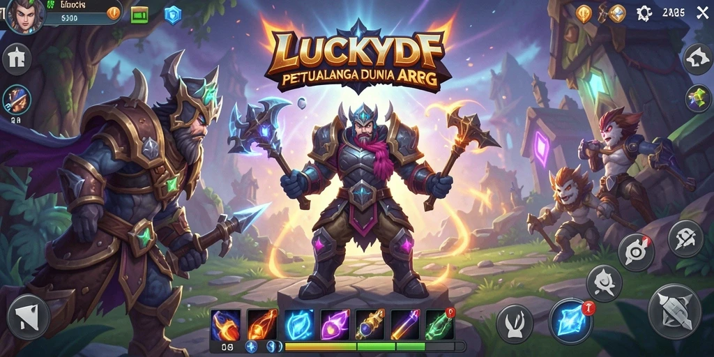 Gameplay menarik dan mendalam di dunia ARPG LUCKYDF.