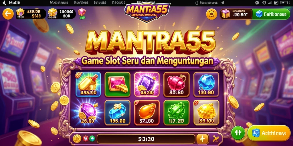 Tampilan gameplay menarik dan mengasyikkan di MANTRA55.
