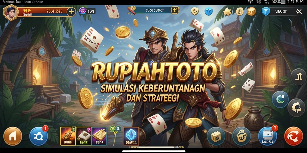 Tangkapan layar RUPIAHTOTO yang menampilkan gameplay simulasi yang menegangkan.
