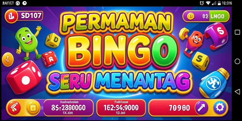 Tampilan gameplay Bingo yang menarik dan interaktif di SD107.