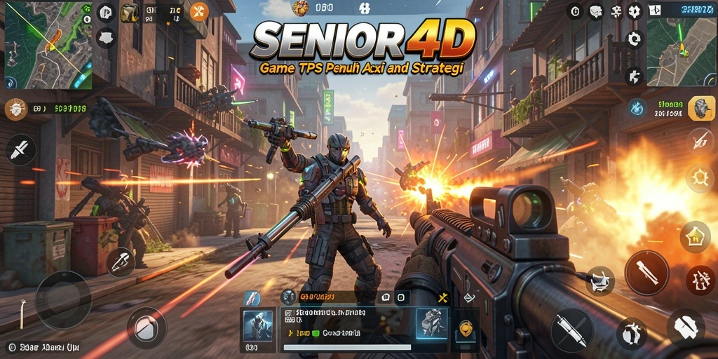 Gameplay intens dari SENIOR4D dengan aksi mendebarkan.