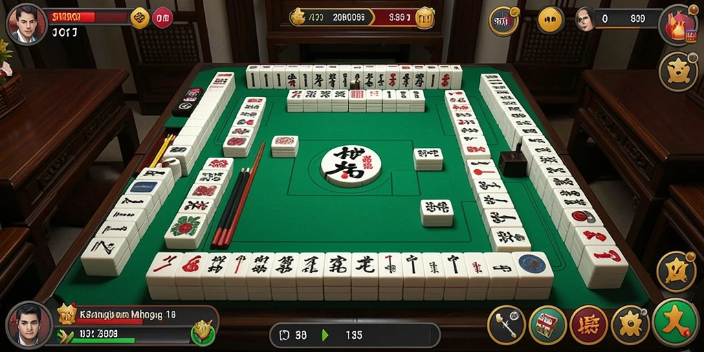 Tampilan grafis memukau dari gameplay Mahjong SVIP1.