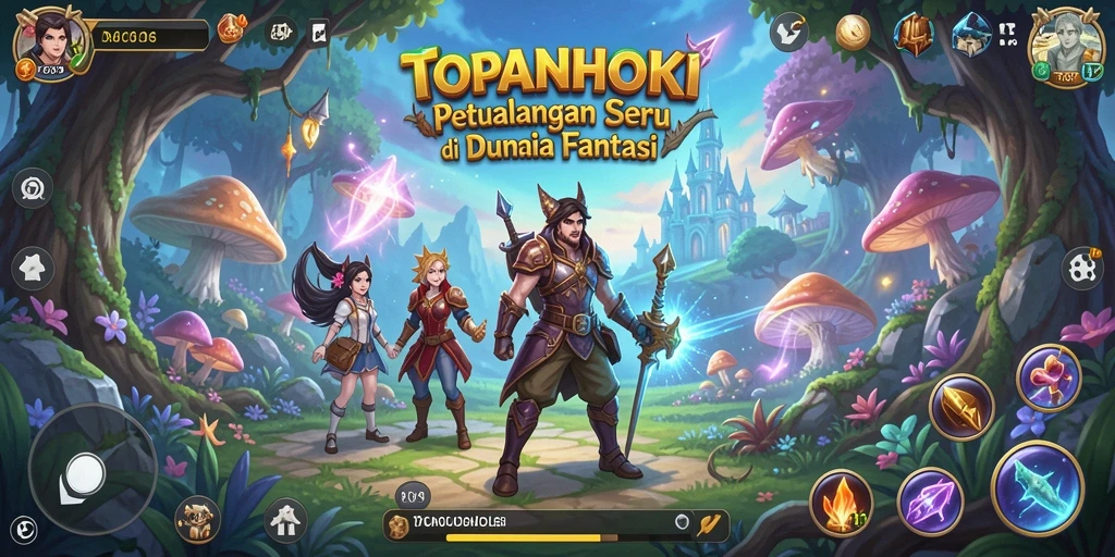 Gameplay seru TOPANHOKI dalam petualangan menantang.